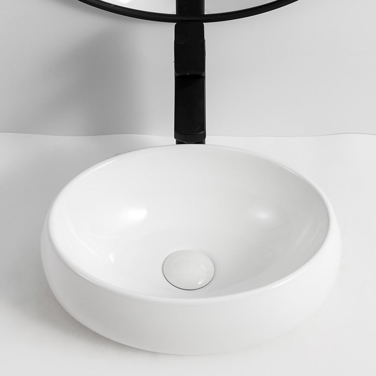 Ceramic Basin White - 9030B (RRP $155)