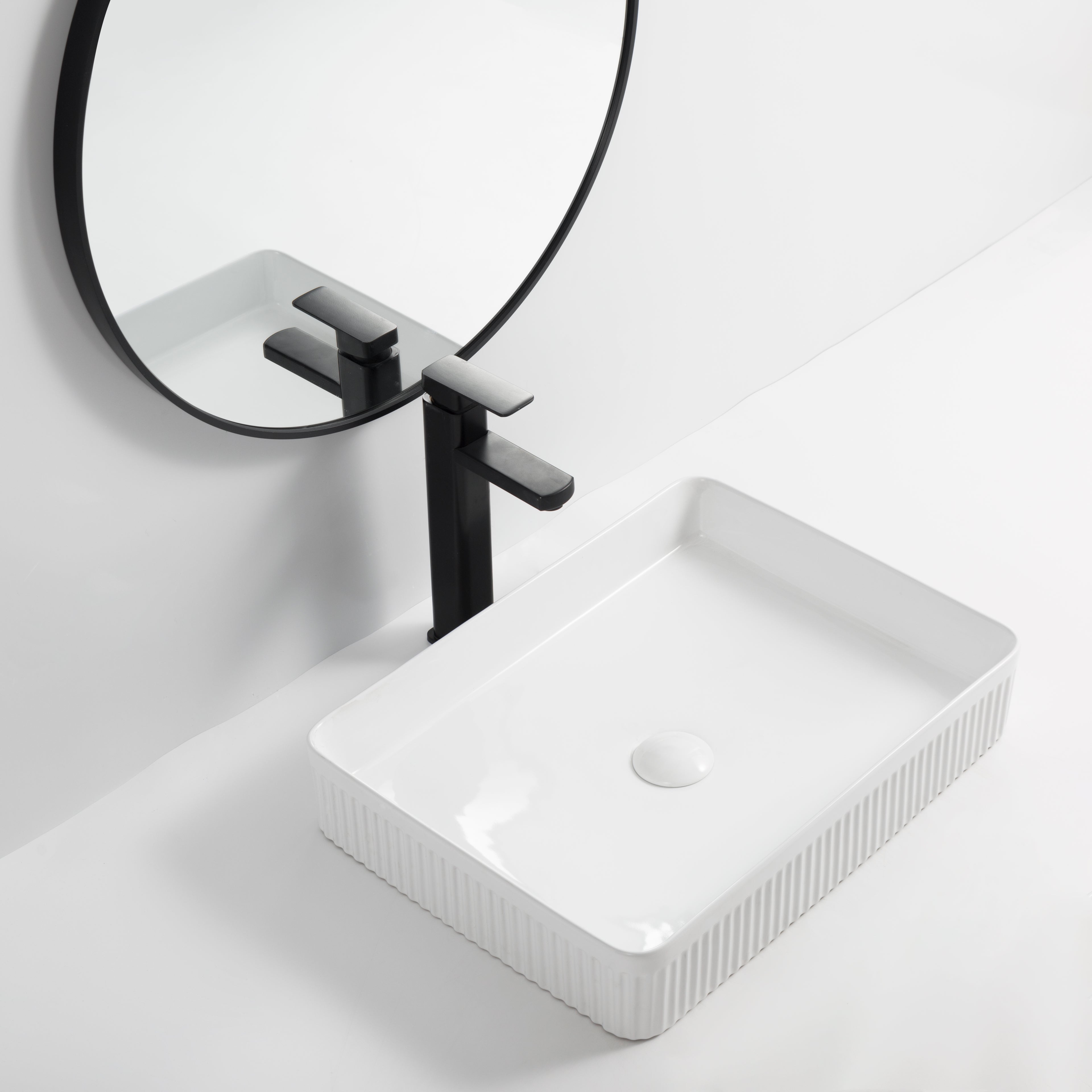 Ceramic Basin White - 9663 (RRP $245)