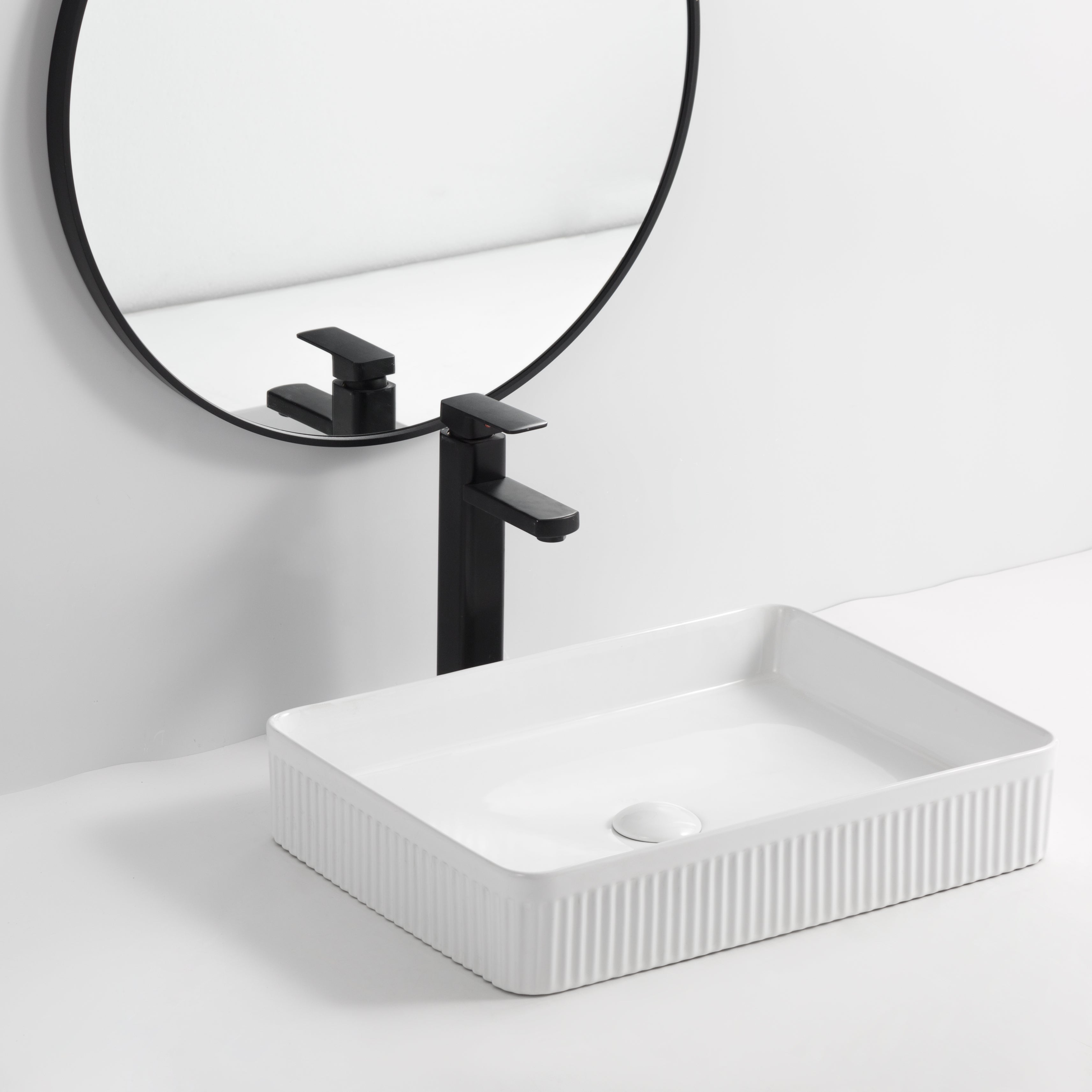 Ceramic Basin White - 9663 (RRP $245)