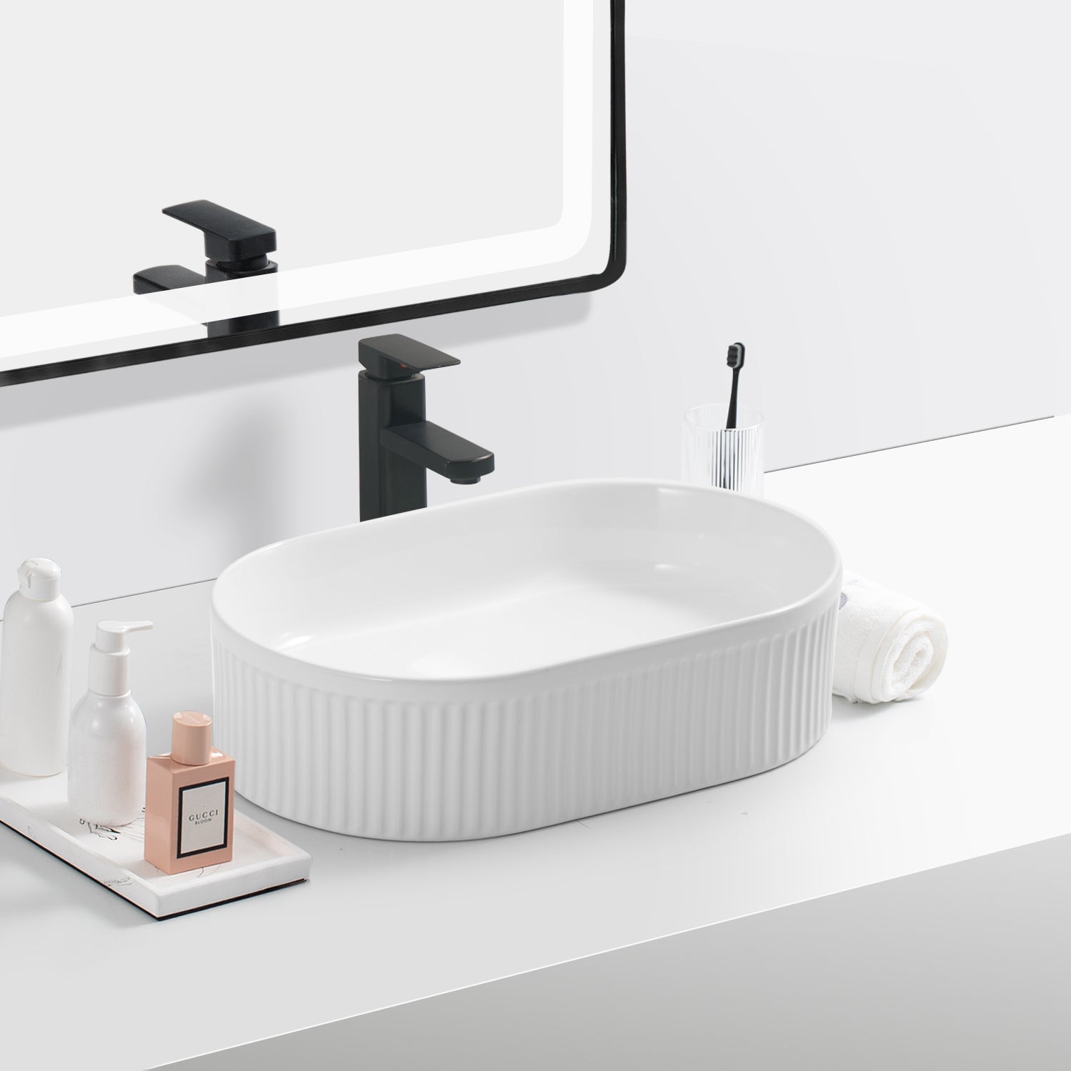 Ceramic Basin White - 9726 (RRP $245)